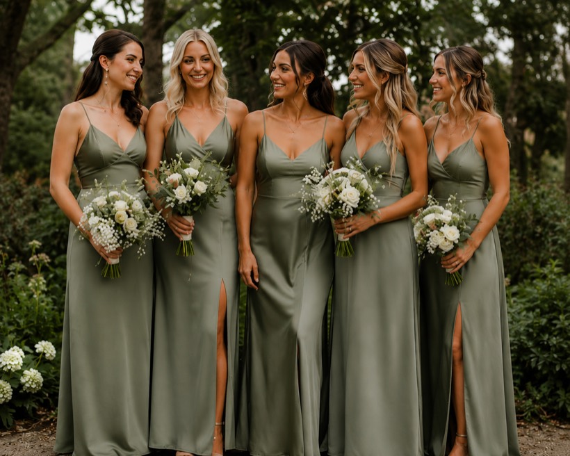 Bridesmaid dress style idea 7
