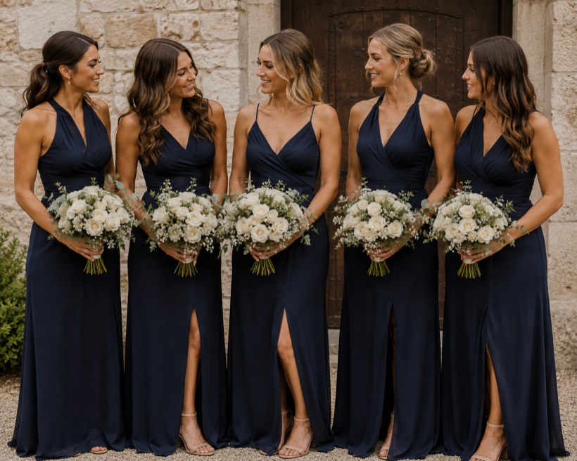 Bridesmaid dress style idea 9