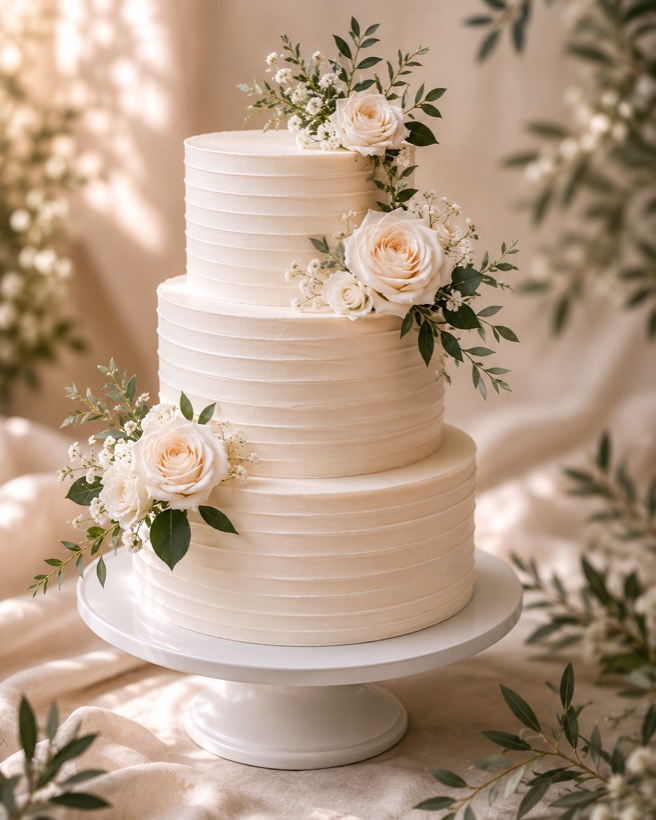 Wedding cake decoration idea 1