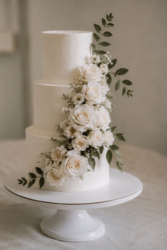 Wedding cake decoration idea 4