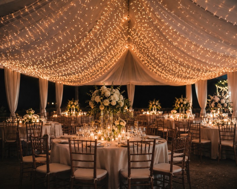 Wedding reception decoration idea 9