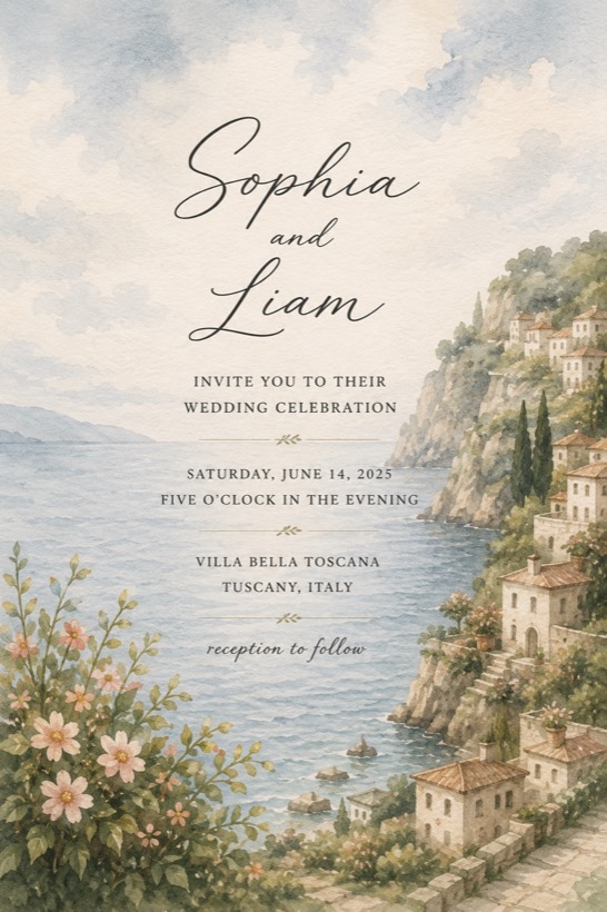 Wedding invitation design idea 9