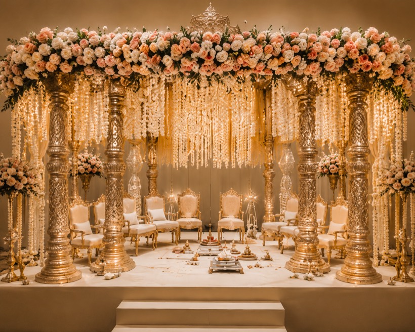 Wedding pavilion decoration idea 6